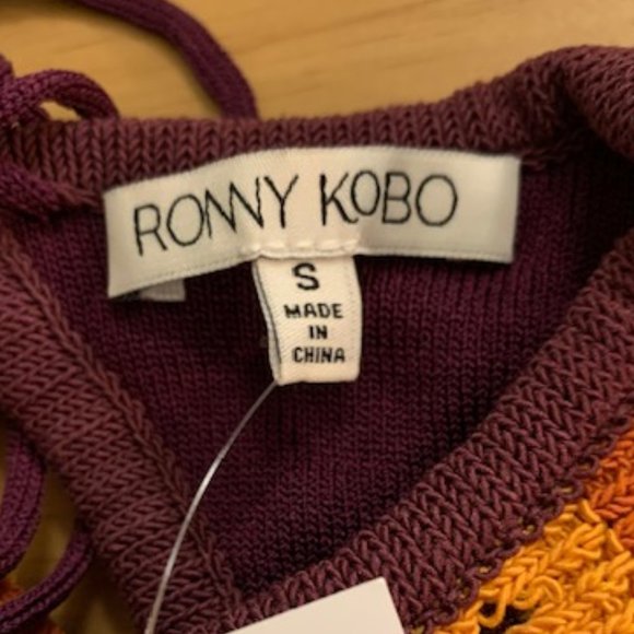 Ronny Kobo Collection Multicolor Striped Midi Dress - Picture 3 of 8